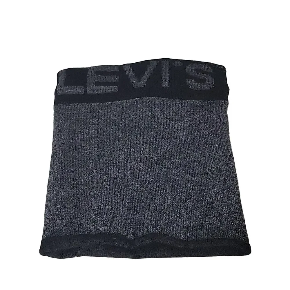 Levi's Grey/Black Knit Neck Warmer
